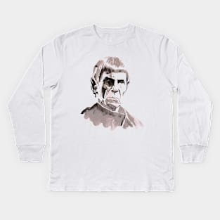 old spock Kids Long Sleeve T-Shirt